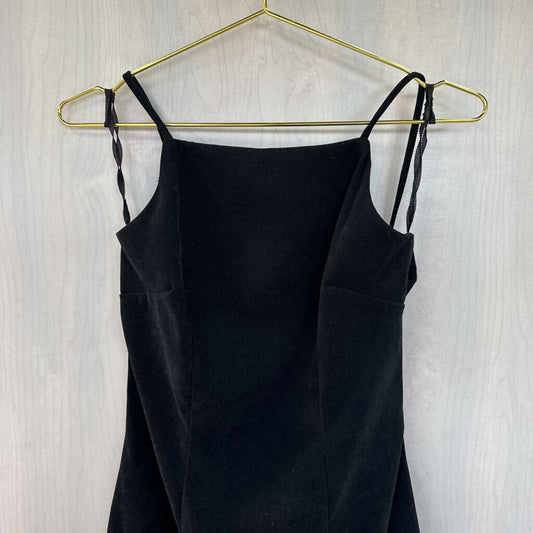 Vintage Black Mini Dress 7