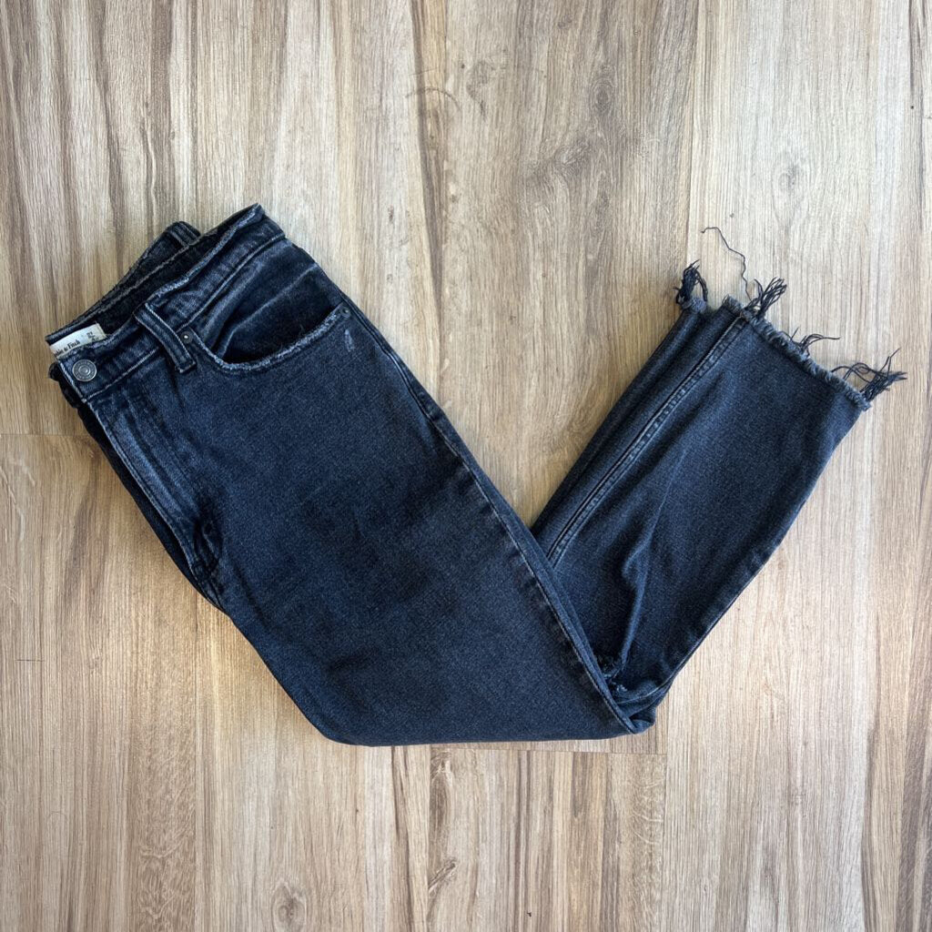 A & F Black Skinny High Rise Jeans 27