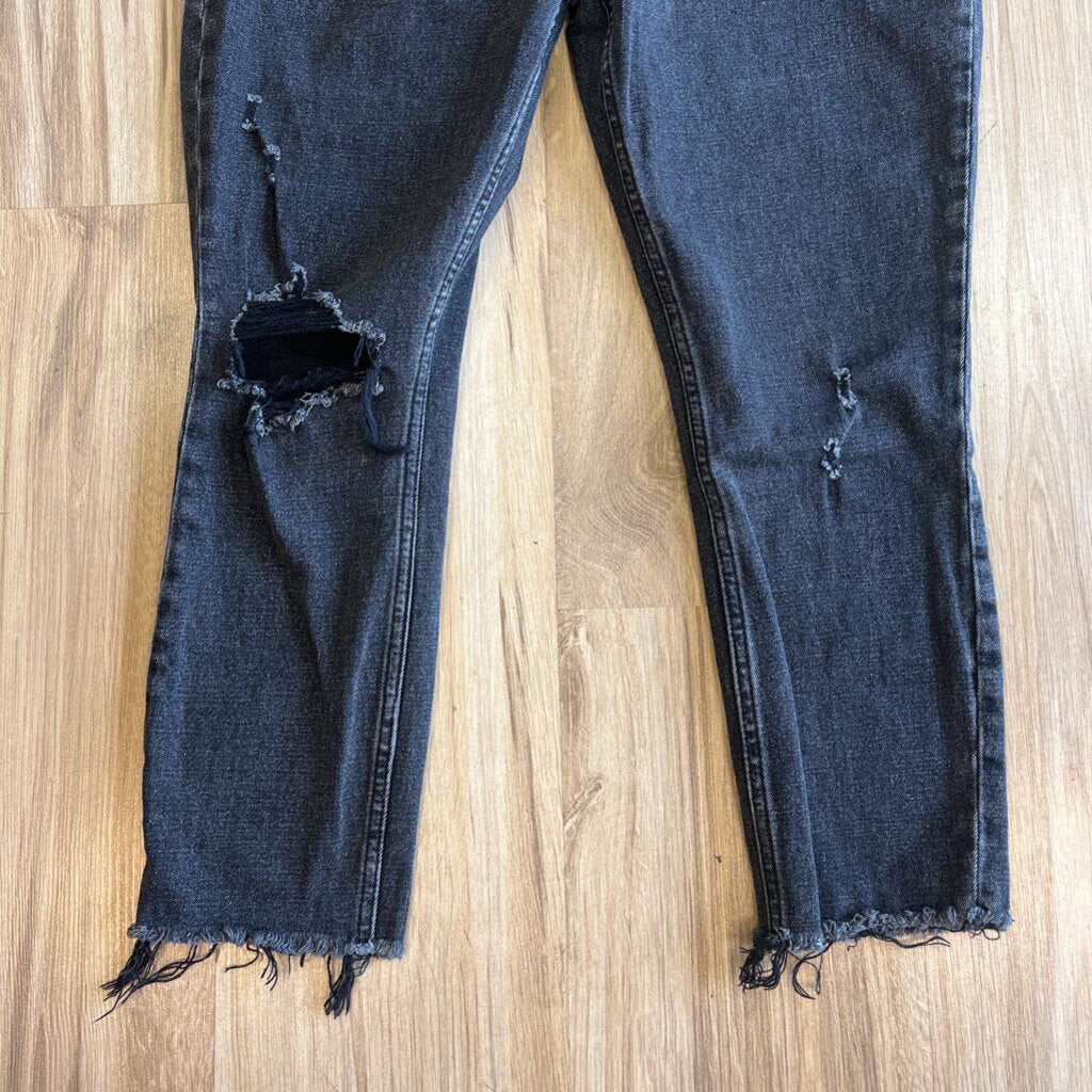 A & F Black Skinny High Rise Jeans 27