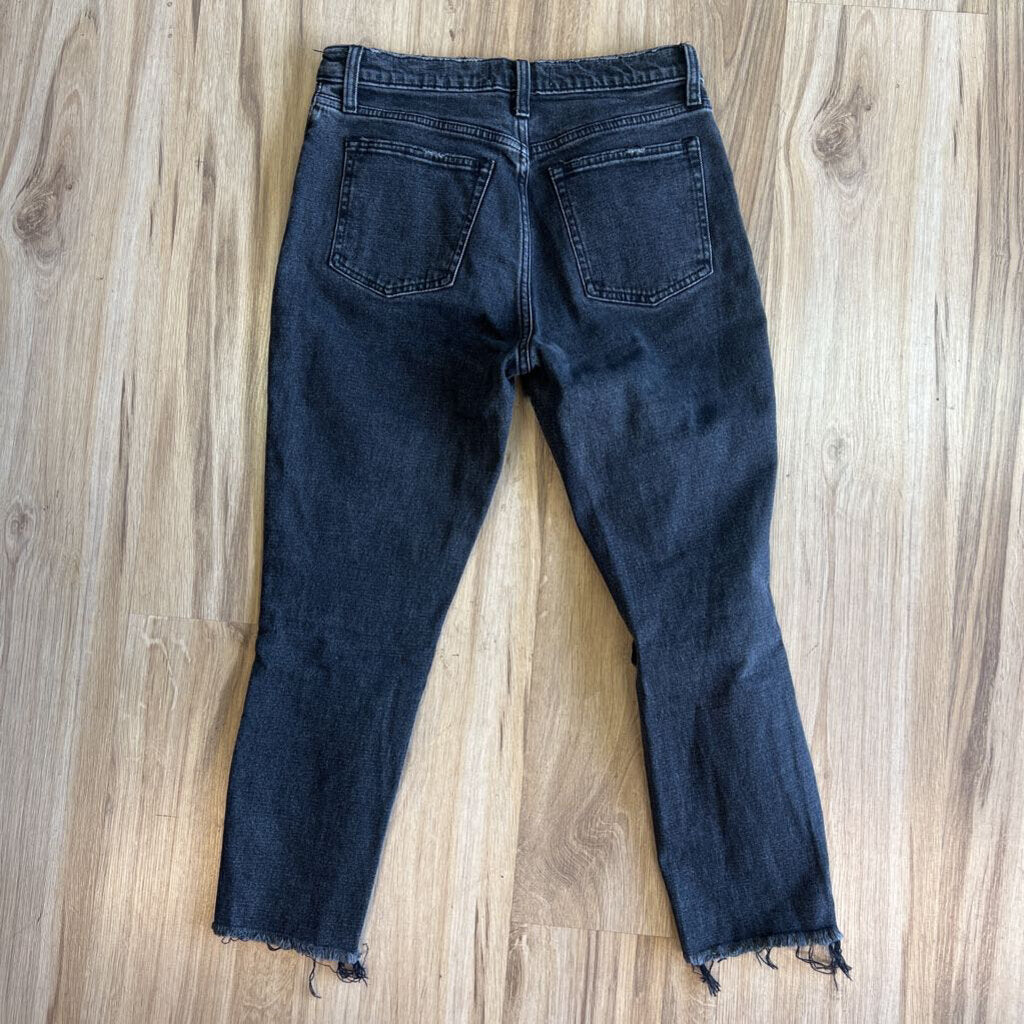 A & F Black Skinny High Rise Jeans 27