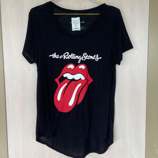 Rolling Stones Black Scoopneck Tee Extra Large