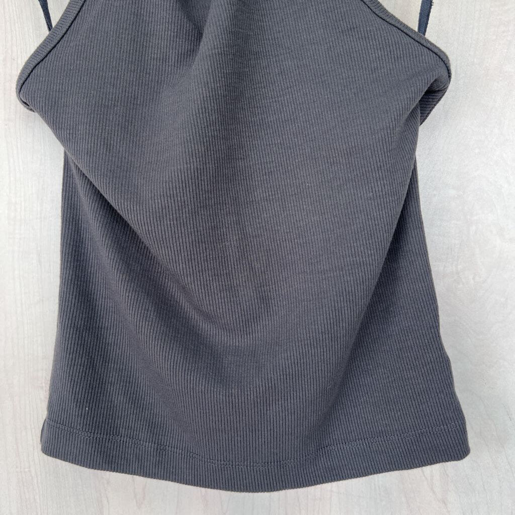 American Eagle Ribbed Halter Neck Tank Small