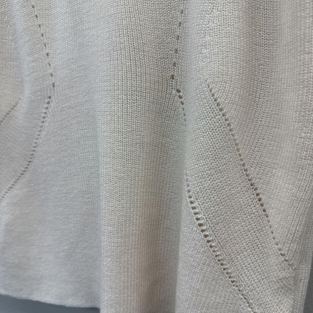 For All Mankind Cream Sweater Tank Top Medium