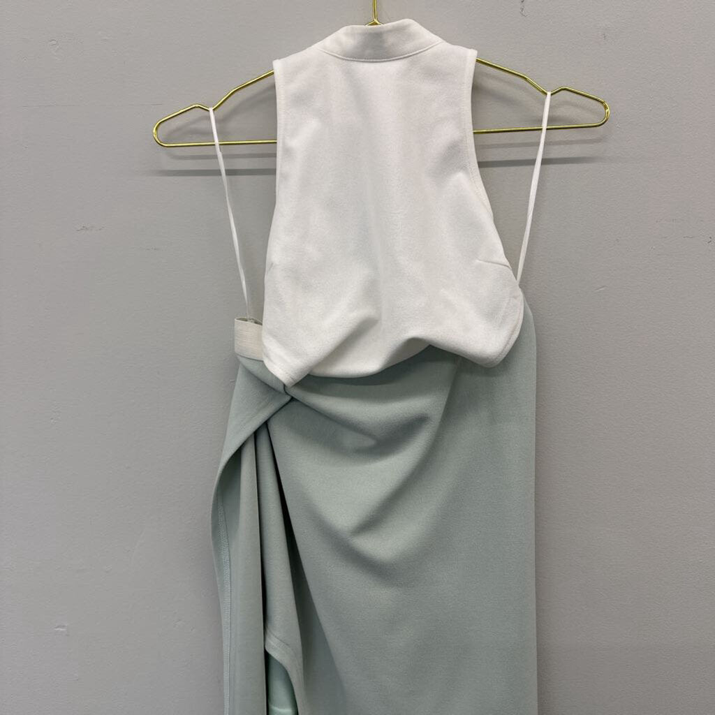 L'atiste Sage/Ivory Long Maxi with Slit Medium