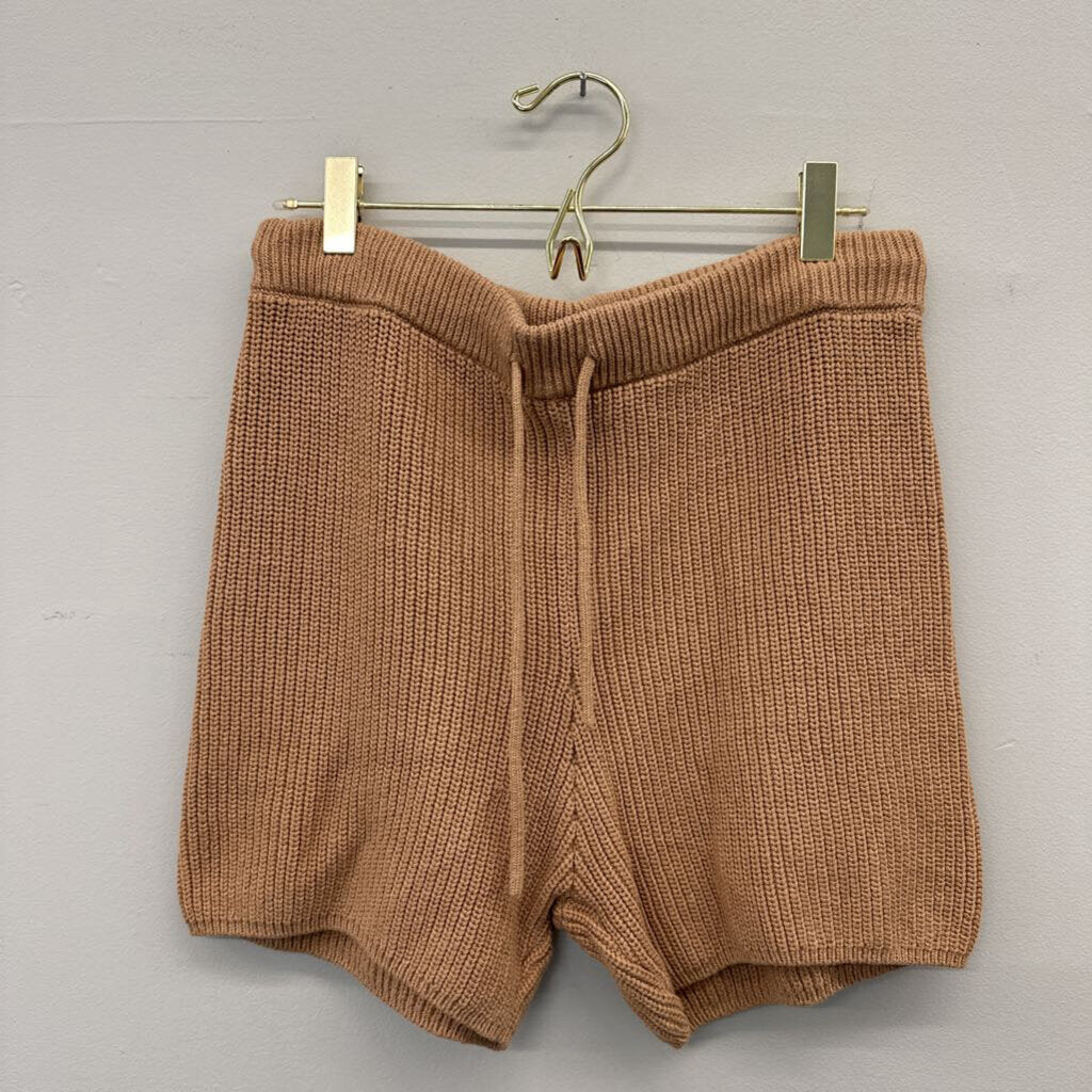 Reformation Light Brown Sweater Shorts Medium