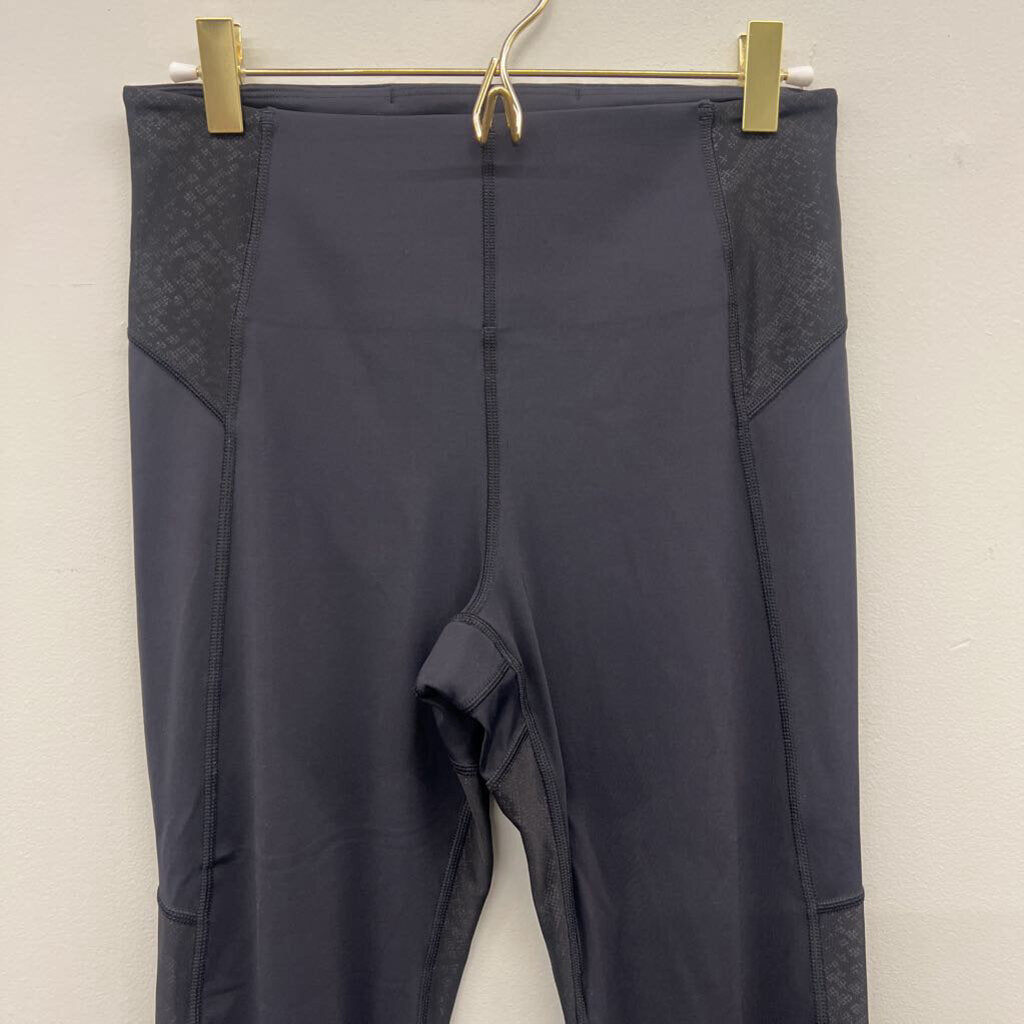 Athleta Black Stay Fly Reflective Cropped Leggings Small