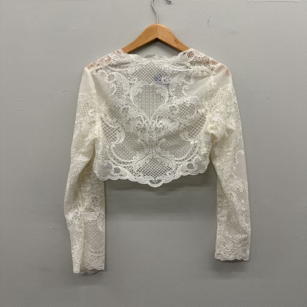 Watters Bride Custom Bolaro Lace Jacket 12