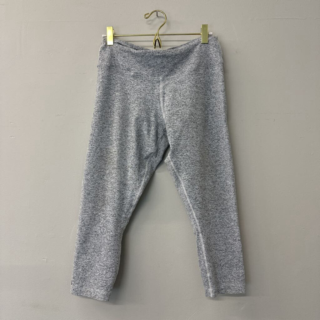 NoBull Heather Grey Cropped Leggings Large