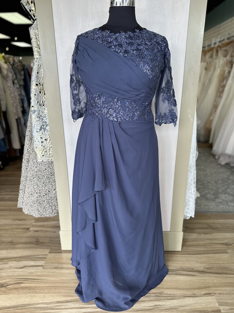 NWT Lace And Chiffon Long Mother's Dress 16W