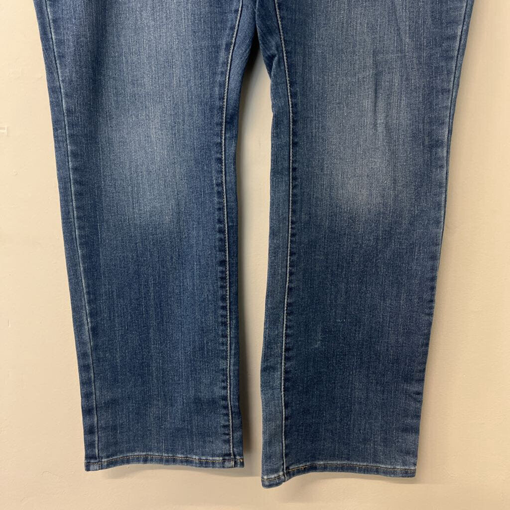 Levi Strauss Signature Medium Wash Mid-Rise Straight Jeans 36