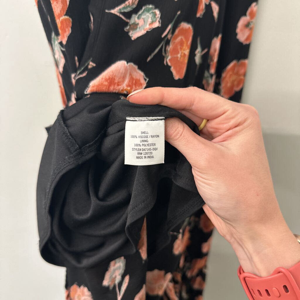 Mi Ami Floral Wrap Dress Medium