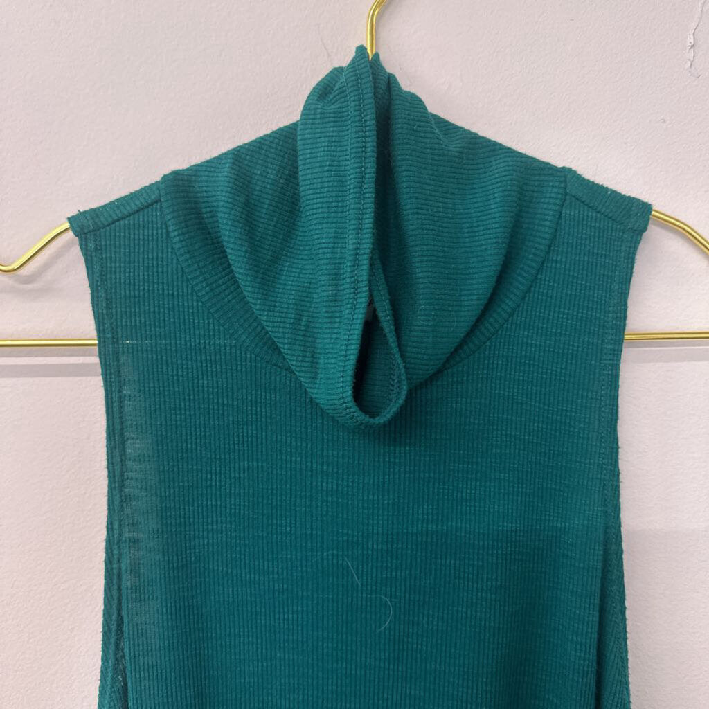 Free People Ribbed Turtleneck Tank Top Medium