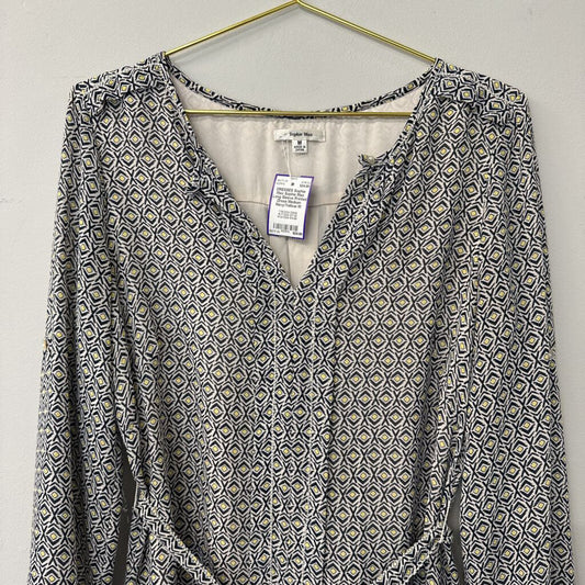 Sophie Max Long Sleeve Printed Dress Medium