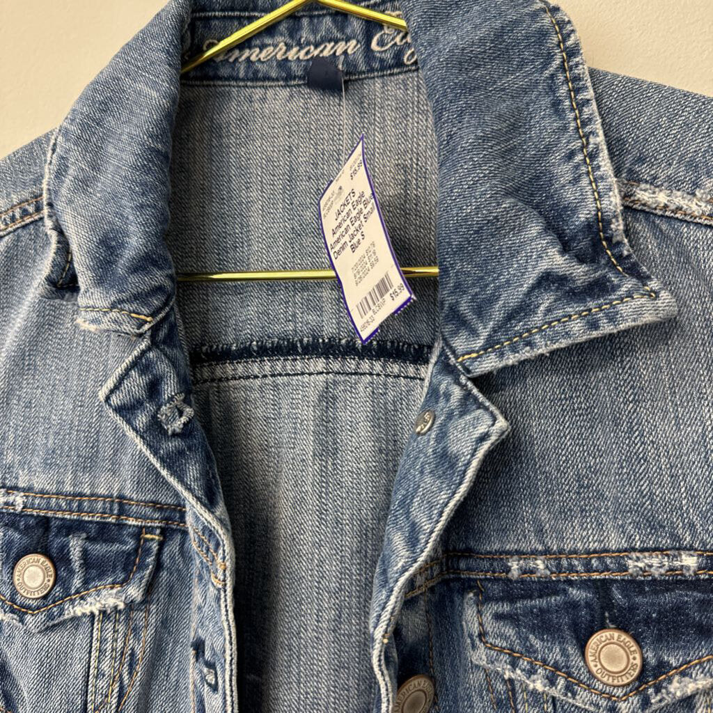 American Eagle Blue Denim Jacket Small