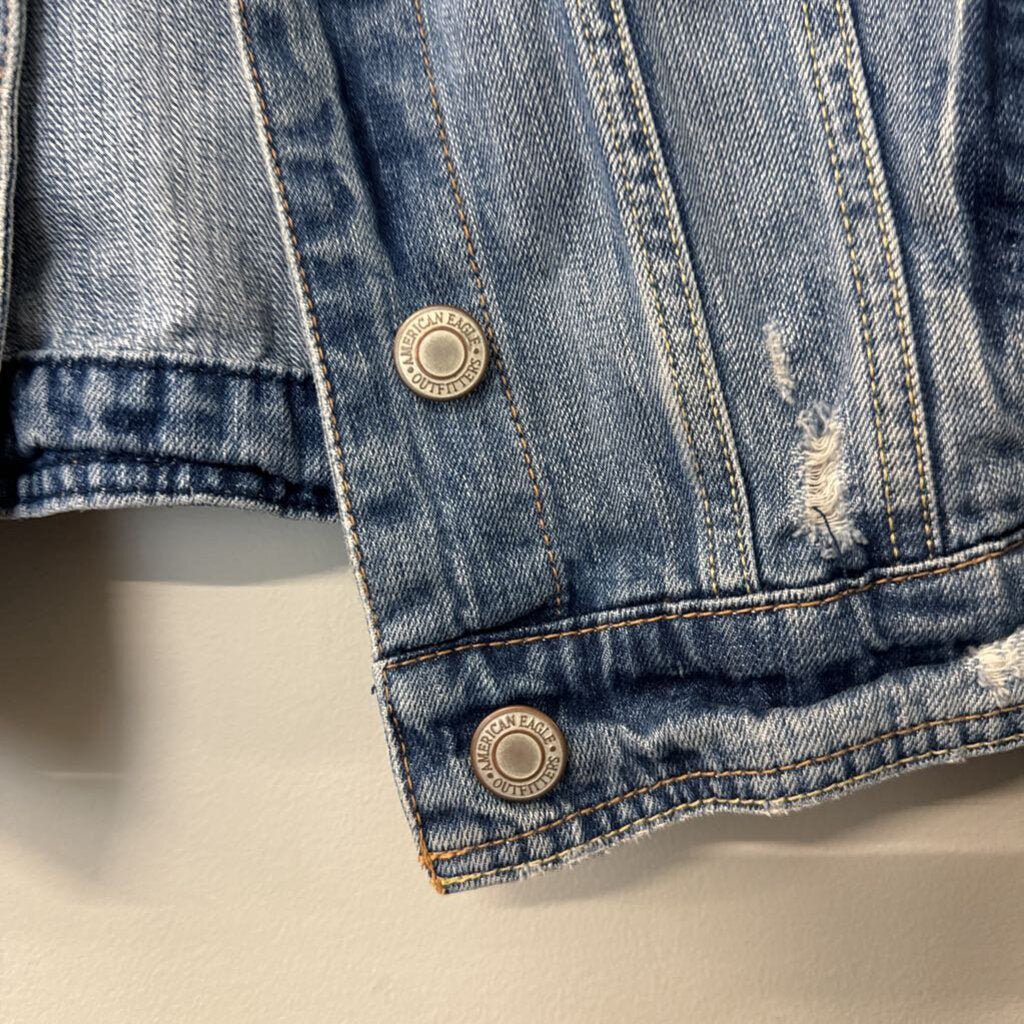 American Eagle Blue Denim Jacket Small