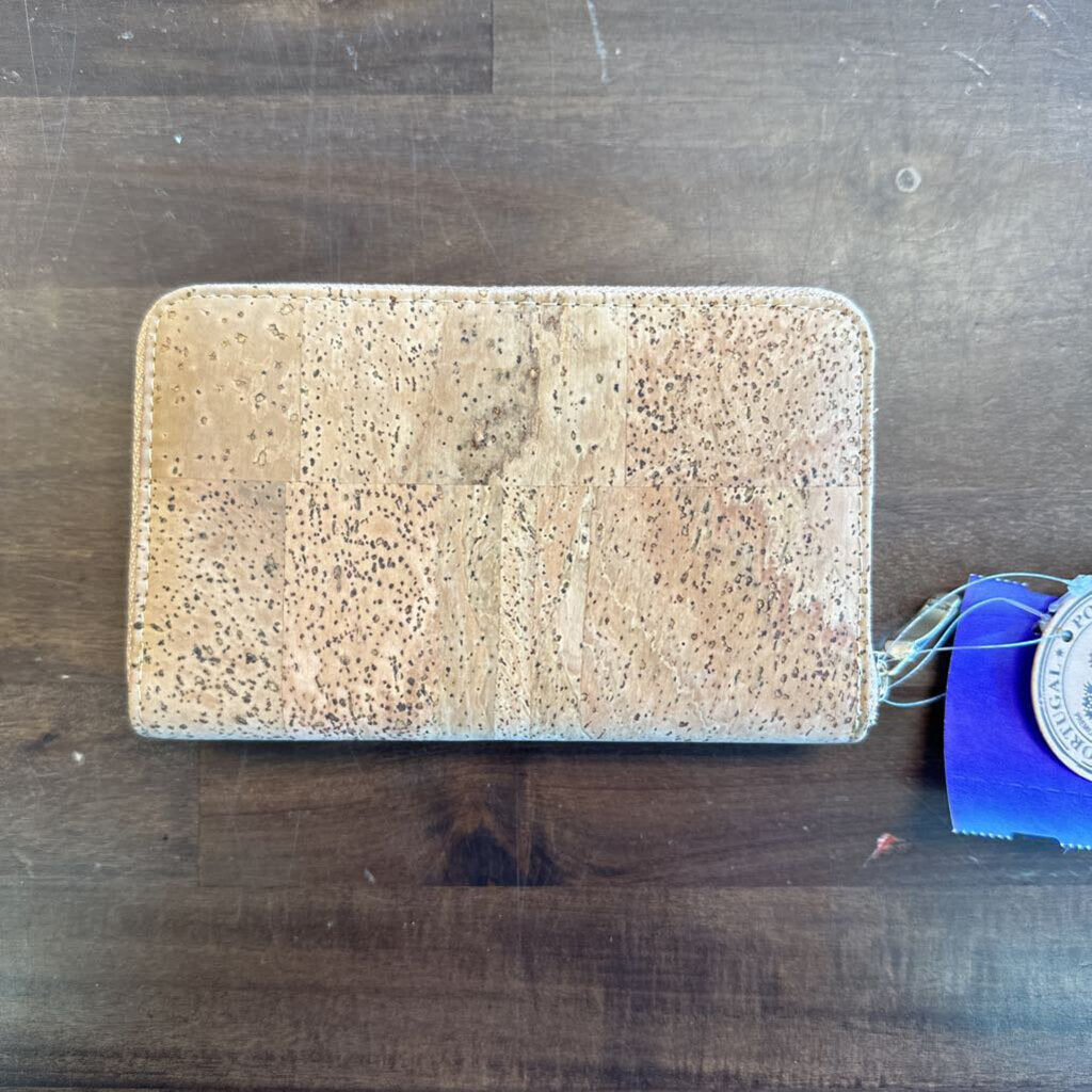 Cork Wallet with Zipper