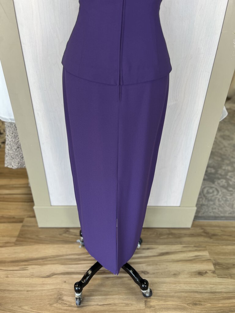 Maggy London Purple Short Sleeve Dress 4