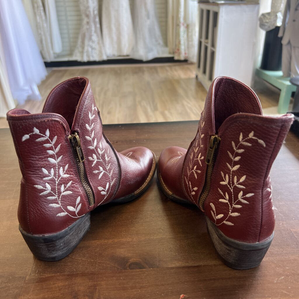 Sterling River Red Ankle Cowboy Boots 7.5