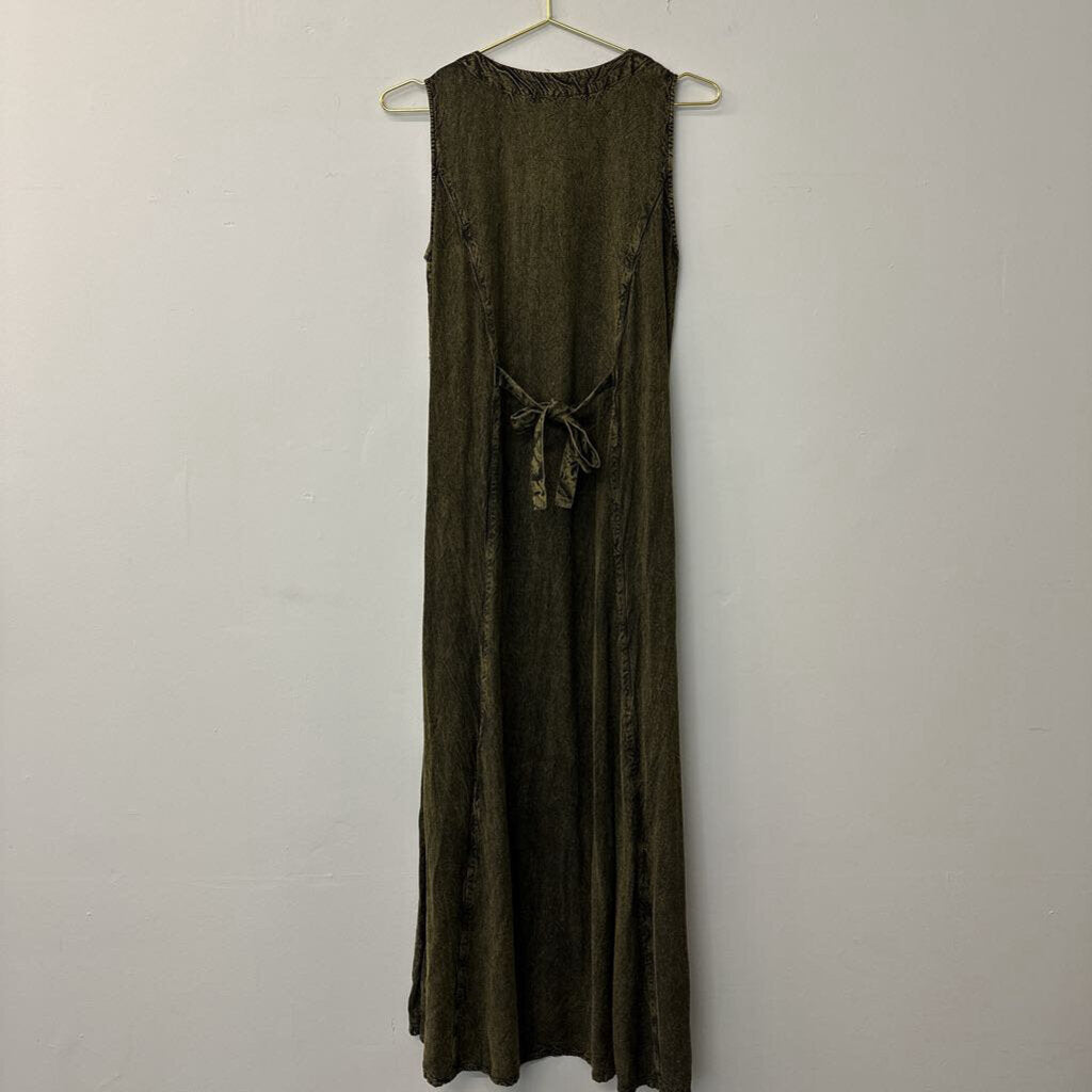Vintage Sundance Embroidered Maxi Dress Medium
