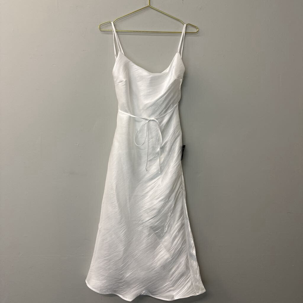 NWT Lulus Midi Satin Slip Dress Large