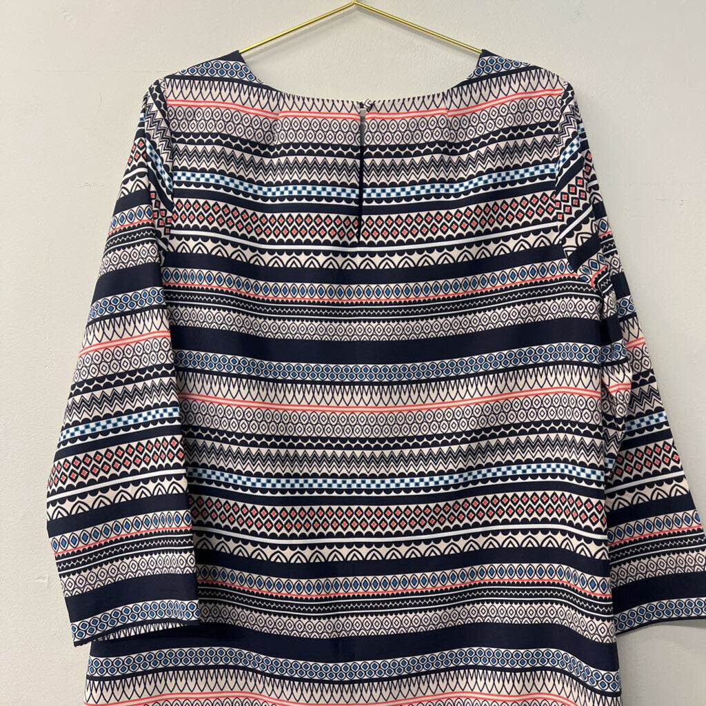 J. Crew Printed Long Sleeve Dress 12