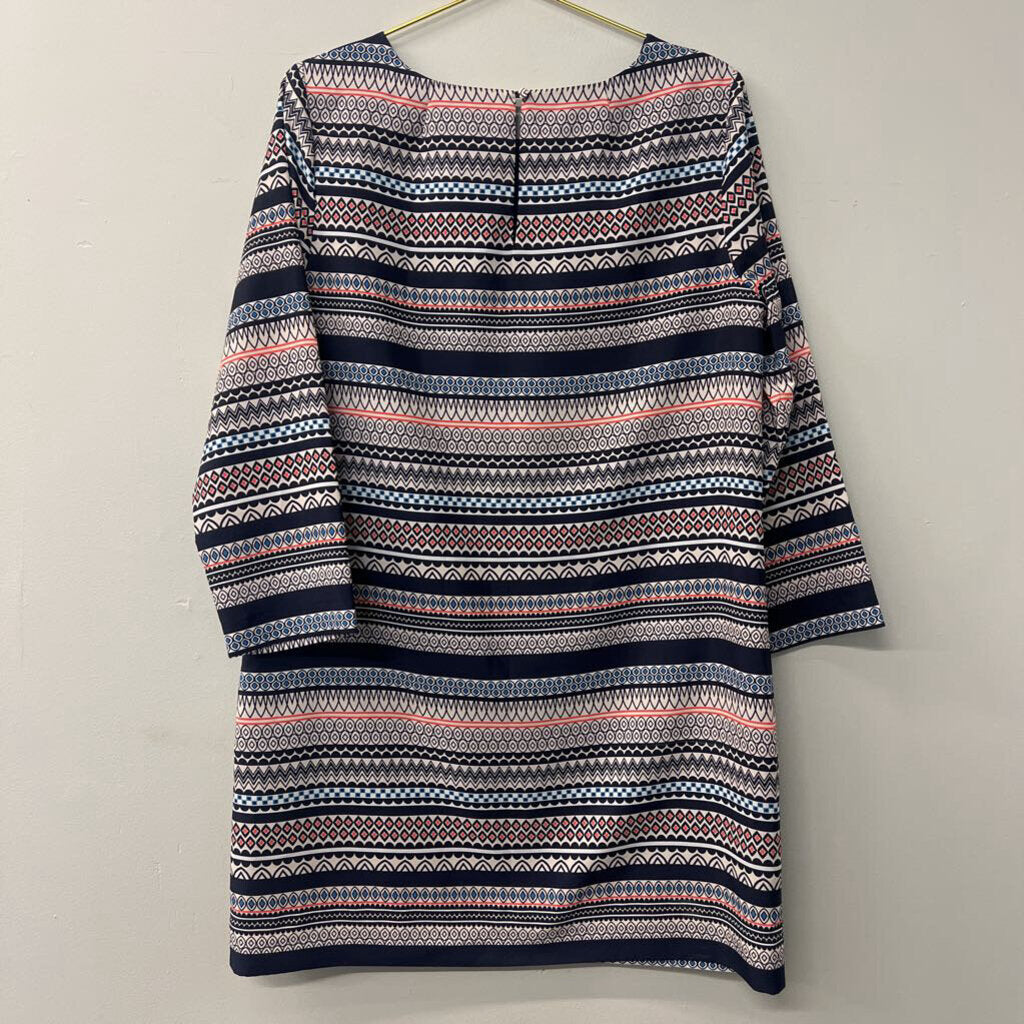 J. Crew Printed Long Sleeve Dress 12