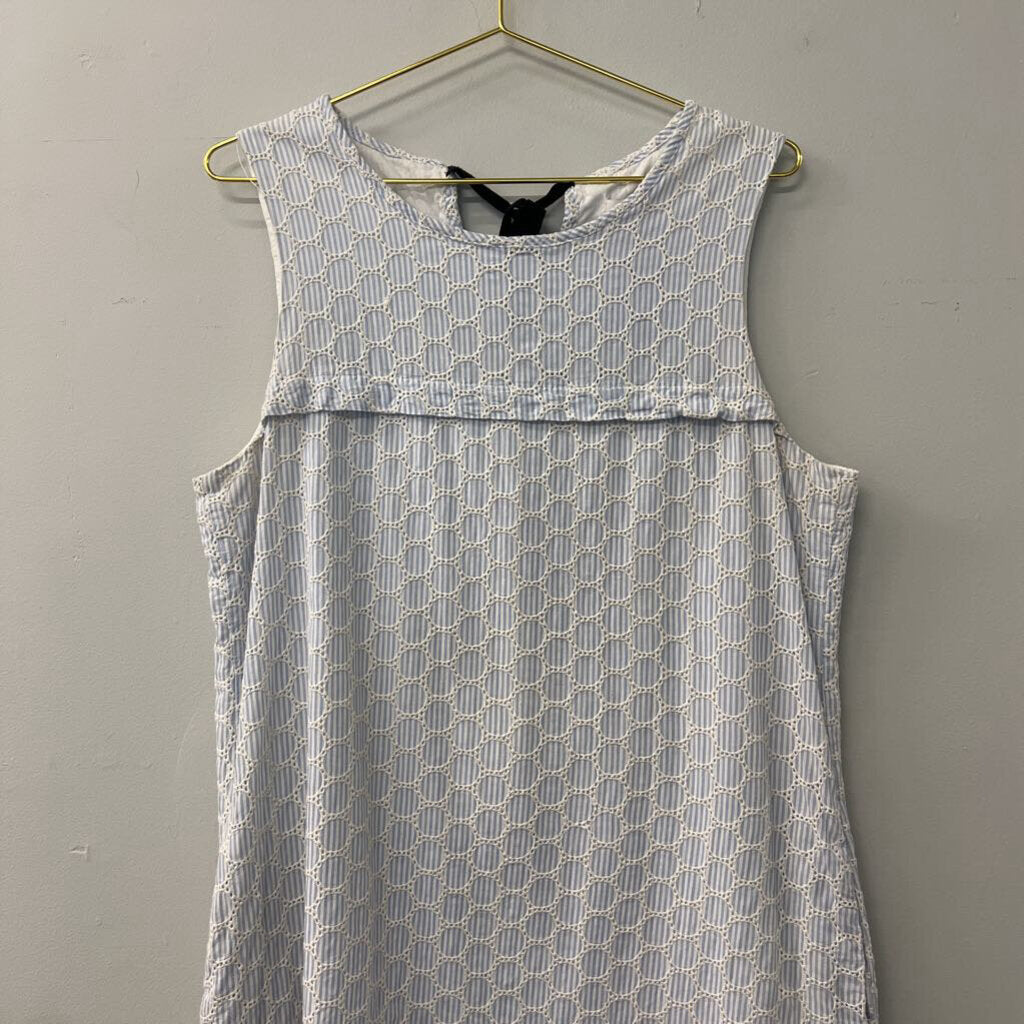 J. Crew Seersucker Eyelet Shift Dress