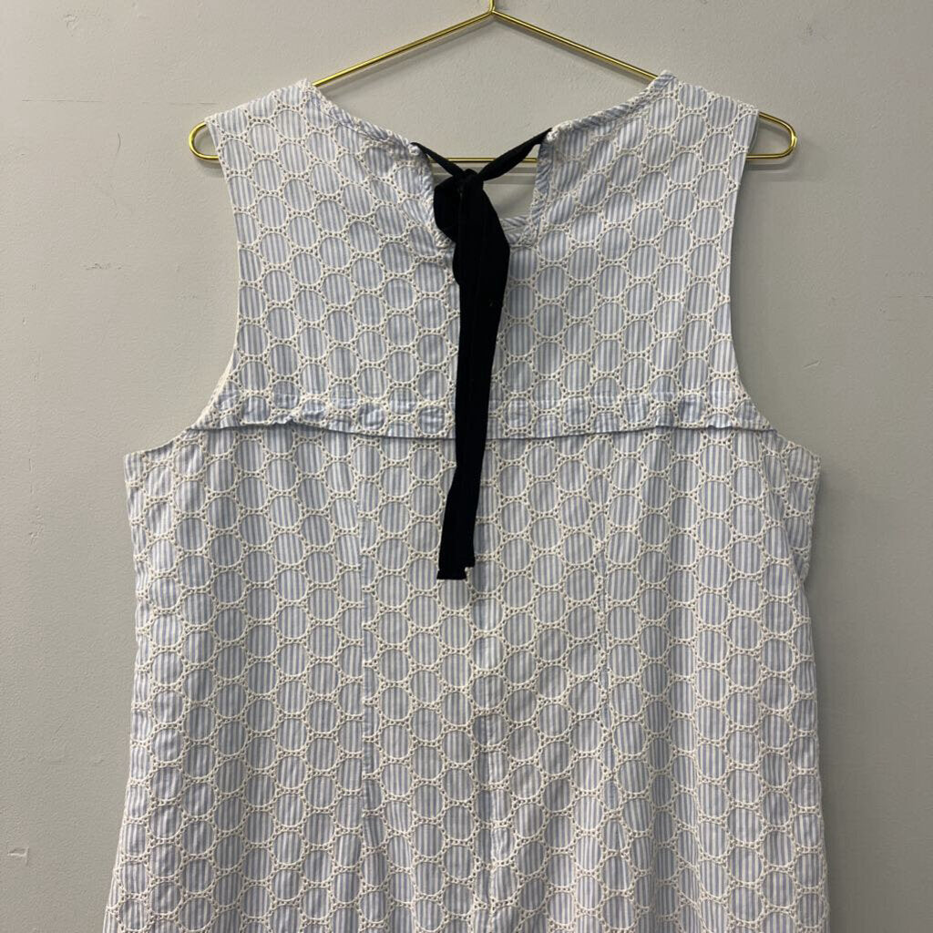 J. Crew Seersucker Eyelet Shift Dress