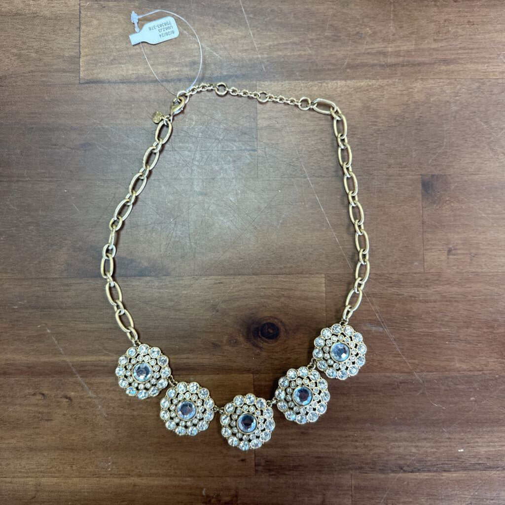 J. Crew Gold Chain Statement Necklace