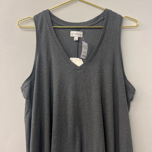 Wonderly Grey Basic Tank Large