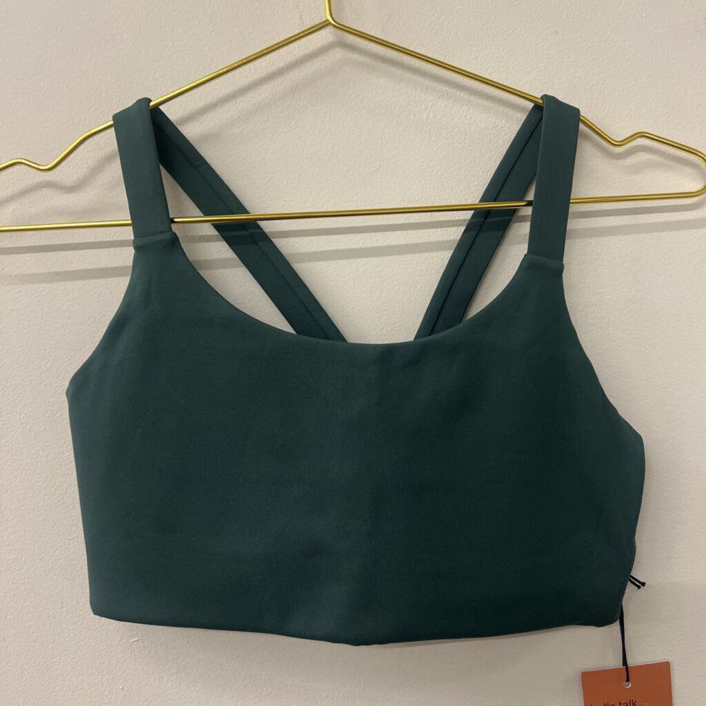 Girlfriend Collective Green Sports Bra Small NWT