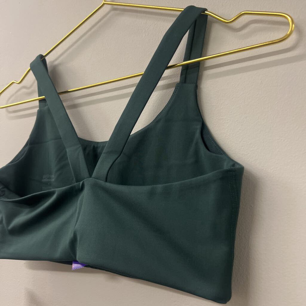 Girlfriend Collective Green Sports Bra Small NWT