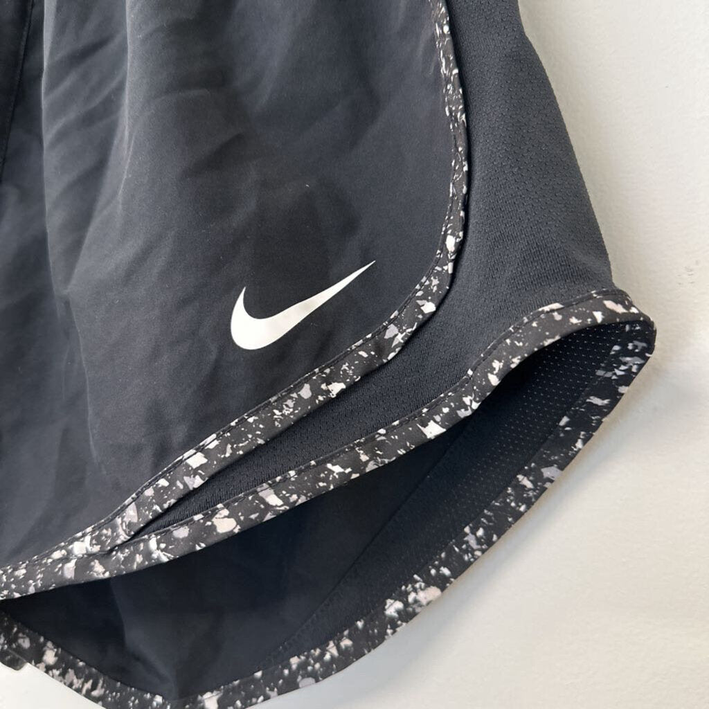 Nike Black Dri-Fit Running Shorts Side Print Small