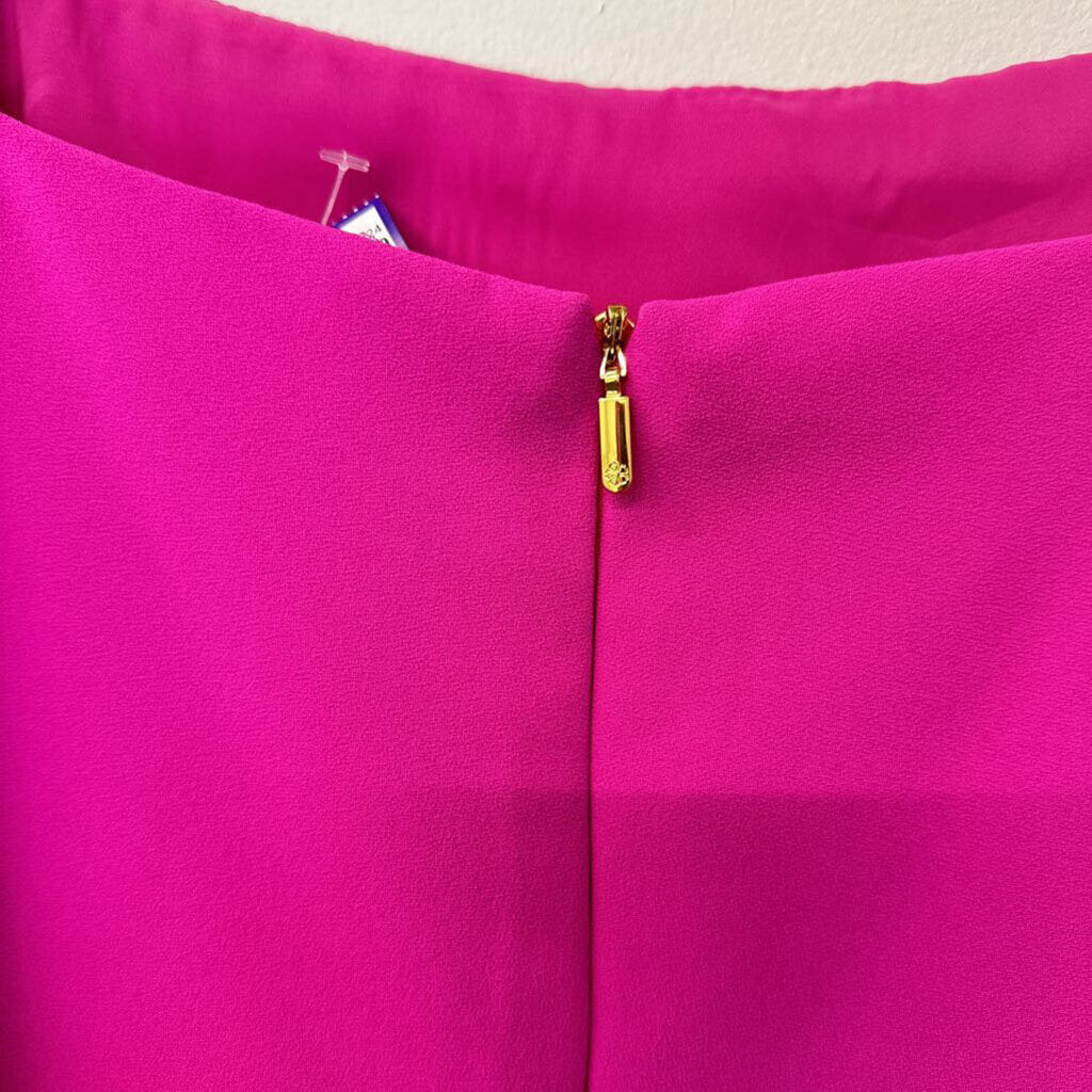 Trina Turk Hot Pink Side Ruffle Detail Dress 6