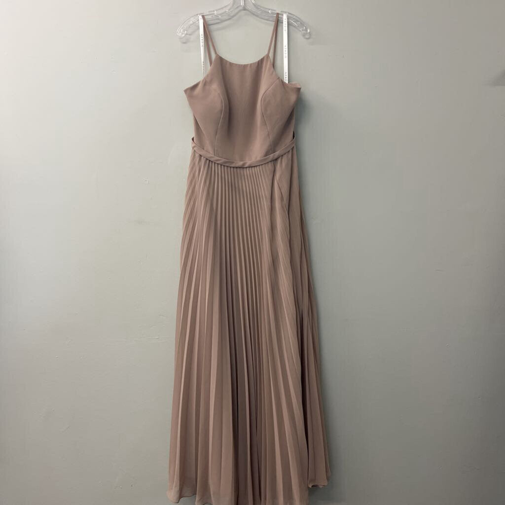 Azazie Lenon Pleated Chiffon Dress 18