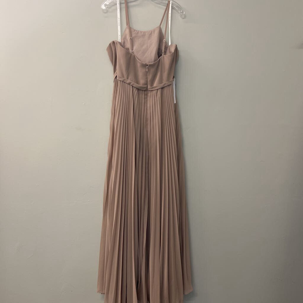 Azazie Lenon Pleated Chiffon Dress 18