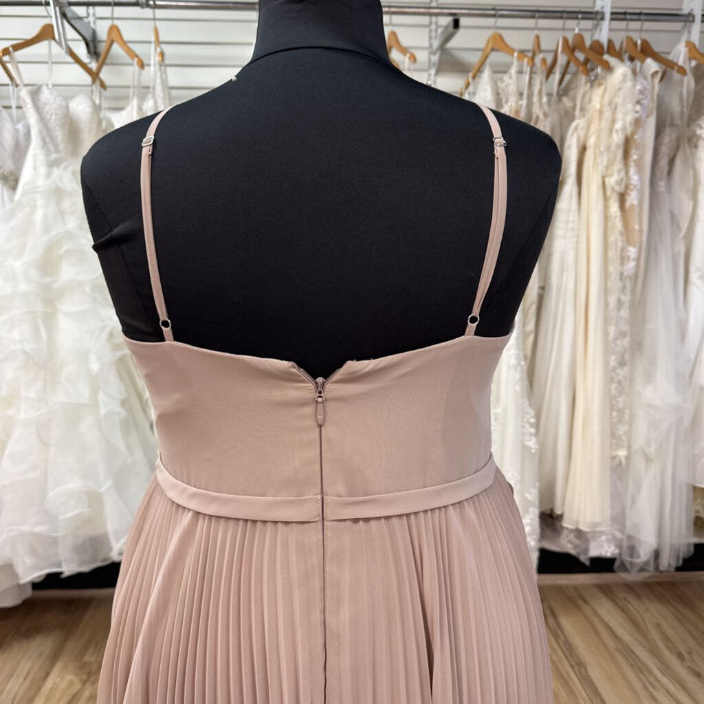 Azazie Lenon Pleated Chiffon Dress 18
