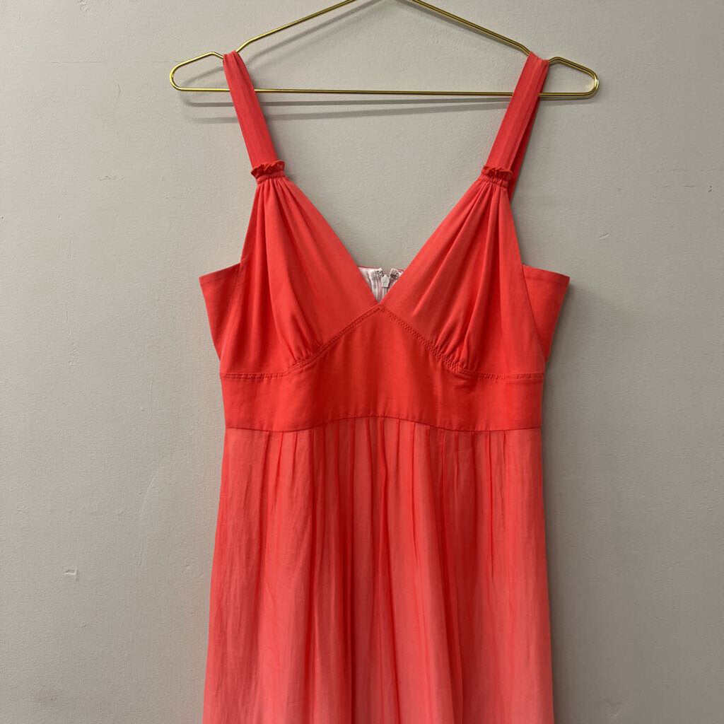 Tahari Coral Ombre Maxi Dress 4