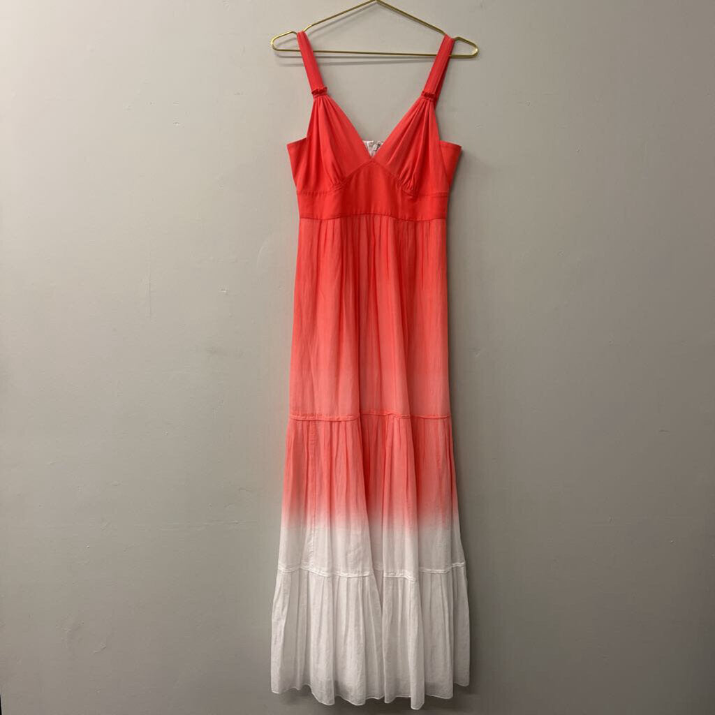 Tahari Coral Ombre Maxi Dress 4