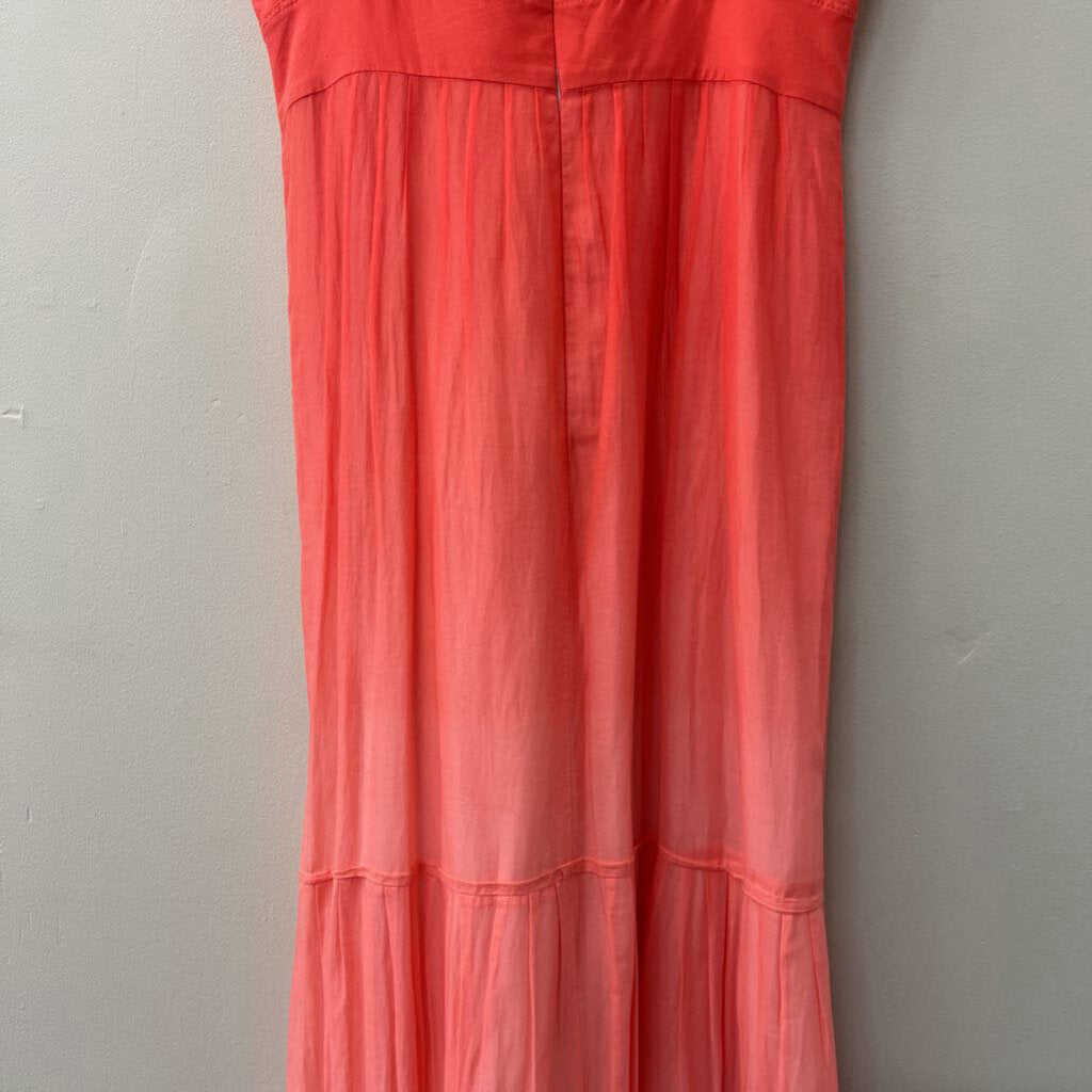 Tahari Coral Ombre Maxi Dress 4