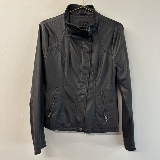 RD Style Faux Leather Moto Jacket Medium