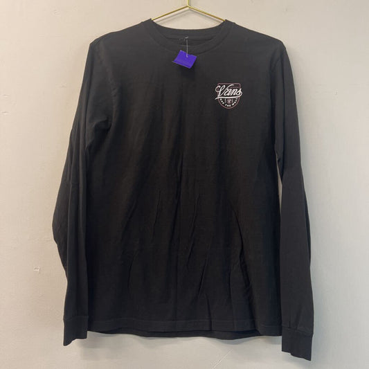 Vans Black Long Sleeve Graphic Tee Small