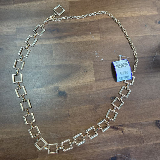 Gold Square Chain Belt