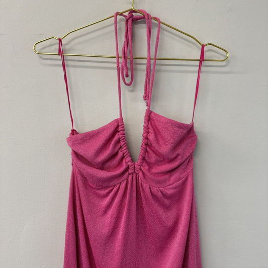 Michael Stars Pink Halter Neck Dress Medium