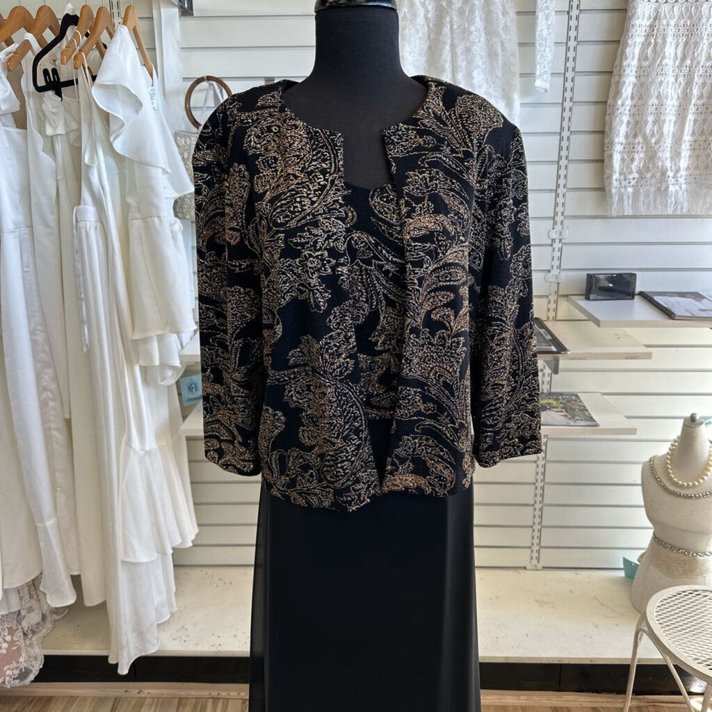 Gold Shimmer Formal with Jacket 18