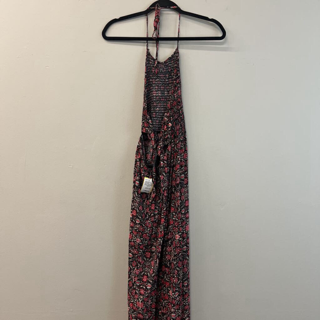 Forever 21 Halter Neck Printed Maxi Dress Small