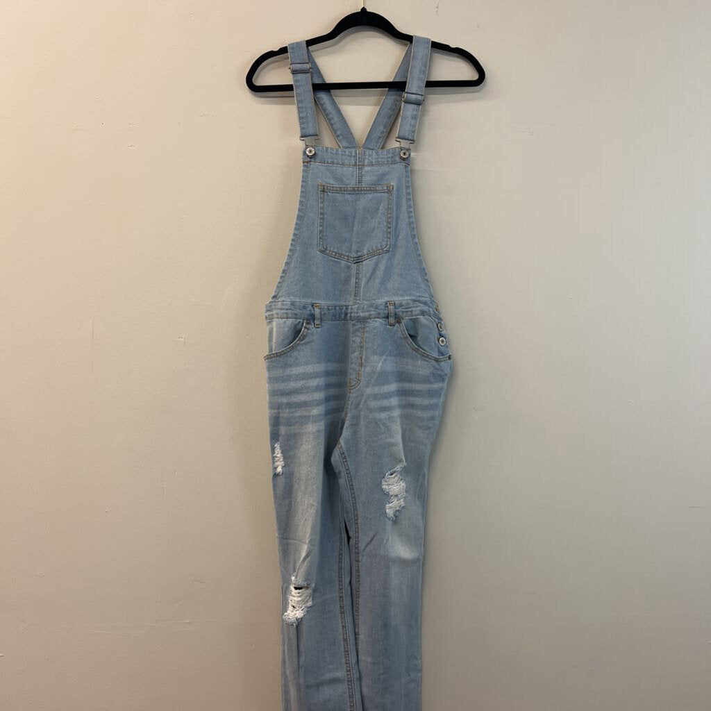 Love Tree Denim Overalls Medium