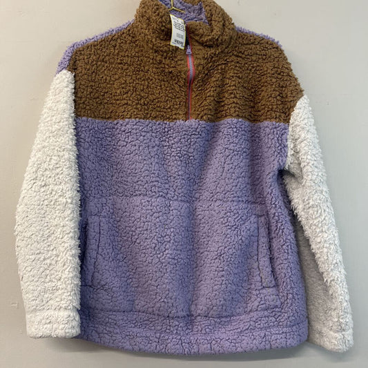 Gap Color Block Teddy Pullover Small