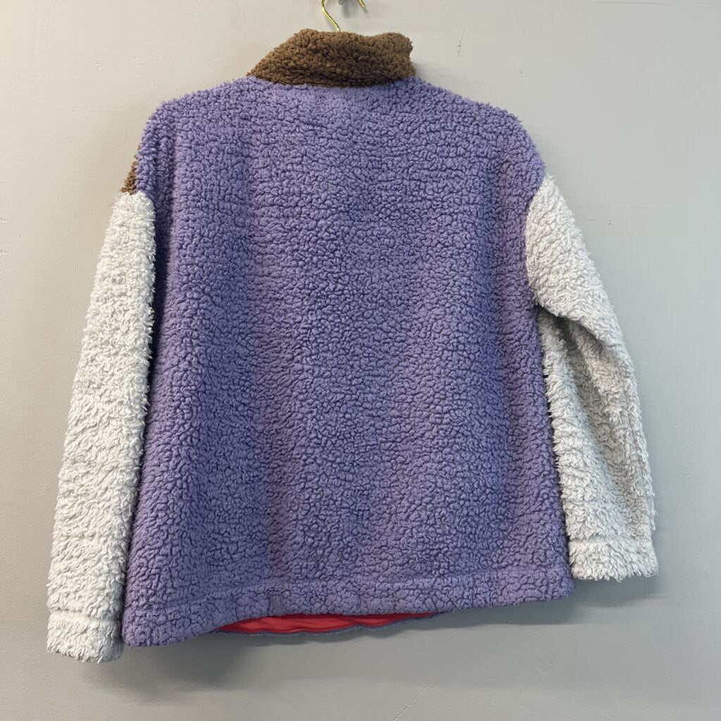 Gap Color Block Teddy Pullover Small