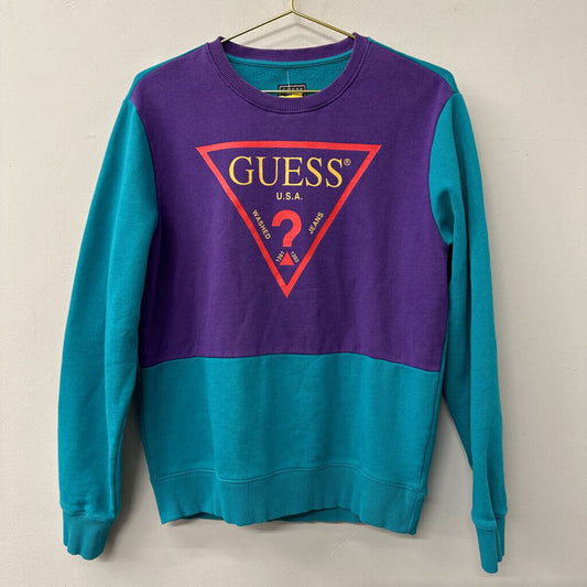 Guess Vintage Color Block Sweatshirt